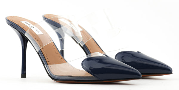 Paul Warmer ALAIA LE COEUR MULES 90 BLUE