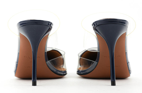 Paul Warmer ALAIA LE COEUR MULES 90 BLUE