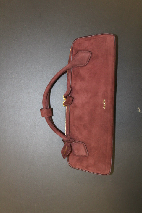 Paul Warmer ALAIA LE TECKEL CLUTCH ROUGE GRENAT