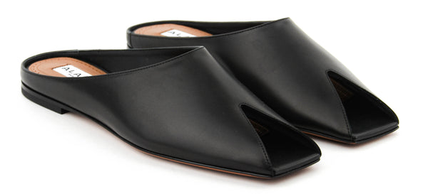 Paul Warmer ALAIA OPEN MULES BLACK