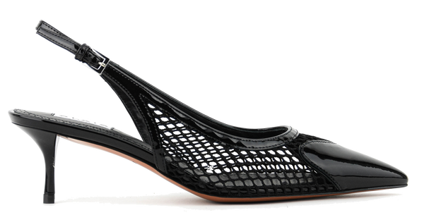 paul warmer ALAIA SLINGBACK 55 FISHNET BLACK