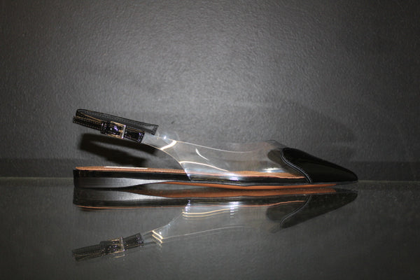 Paul Warmer ALAIA SLINGBACK NOIR FLAT