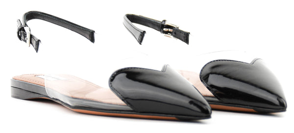 Paul Warmer ALAIA SLINGBACK NOIR FLAT