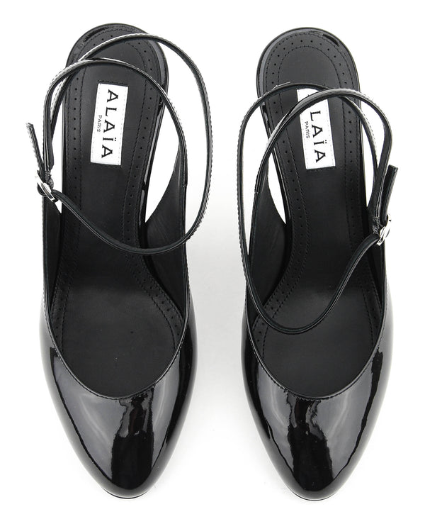 Paul Warmer ALAIA SLINGBACK PUMP 90 NOIR