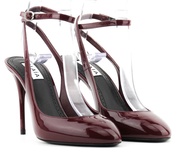 Paul Warmer ALAIA SLINGBACK PUMP 90 ROUGE GRENAT