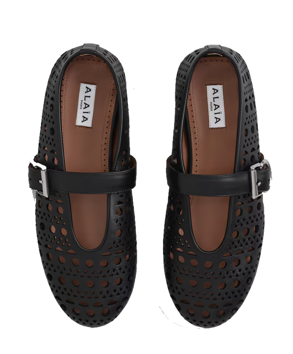 Paul Warmer ALAIA VIENNE BALLERINA NOIR