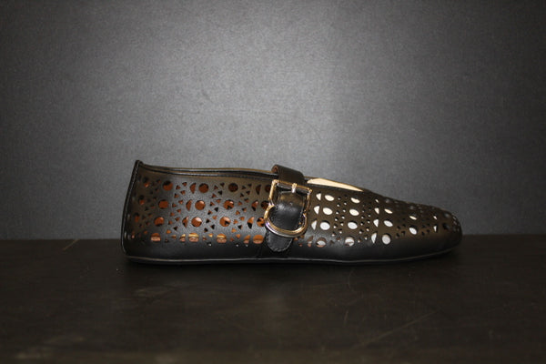 Paul Warmer ALAIA VIENNE BALLERINA NOIR