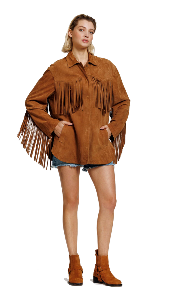 Paul Warmer ALTER EGO GINNIE FRANGES TAN