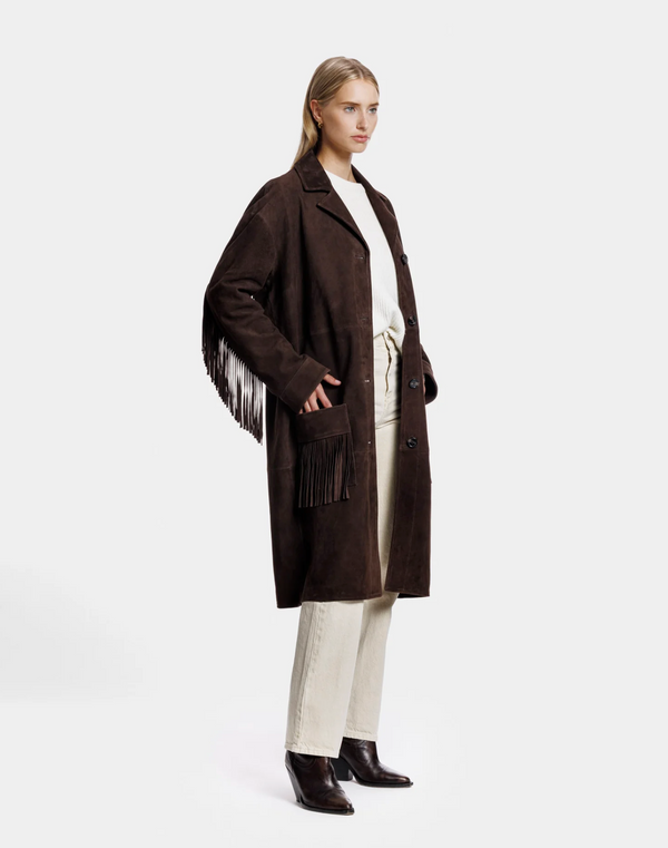 paul warmer ALTER EGO LINDA DARK BROWN SUEDE