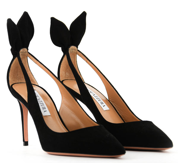 Paul Warmer AQUAZZURA BOWTIE PUMP BLACK 85
