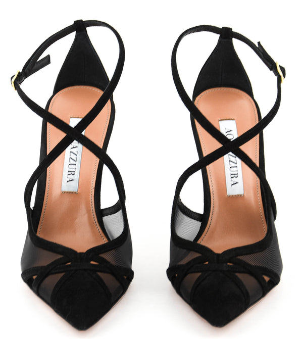 Paul Warmer AQUAZZURA SHEAR PUMP 105 BLACK