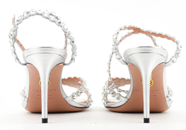 Paul Warmer AQUAZZURA TEQUILA SANDAL 85 SILVER