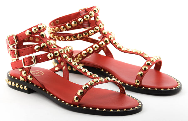 Paul Warmer ASH SOFT SANDAL BRAZIL RED