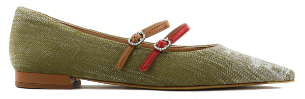 paul warmer PAUL WARMER ASTRO JEANS BALLERINA VINTAGE KAKI