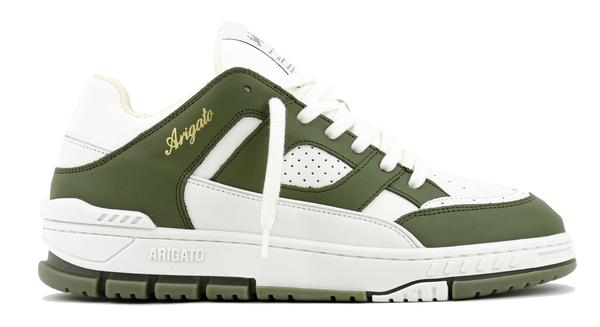 paul warmer AXEL ARIGATO AREA LOW WHITE DARK GREEN