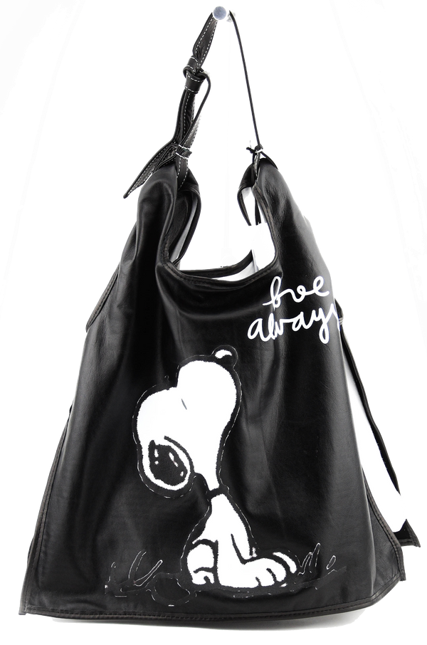 paul warmer BIANCA ILARDI SNOOPY BLACK LOVE ALWAYS