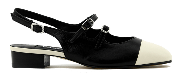 paul warmer CAREL ABRICOT FLAT BLACK BEIGE