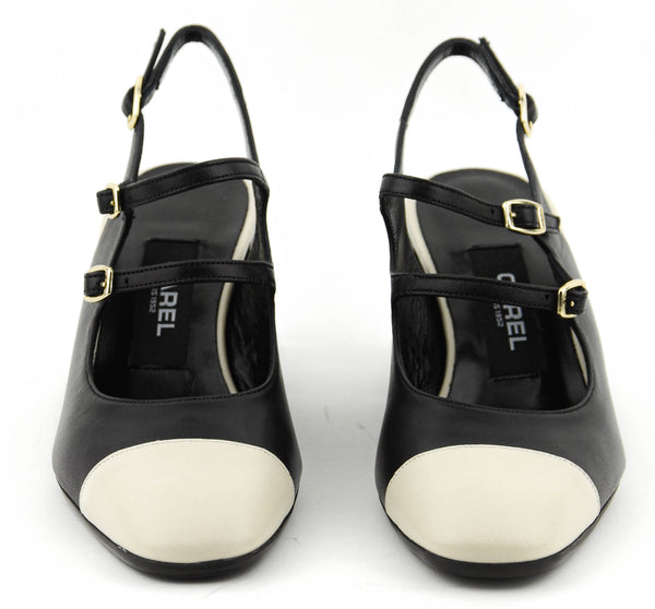 Paul Warmer CAREL PAPAYA PUMP BLACK BEIGE