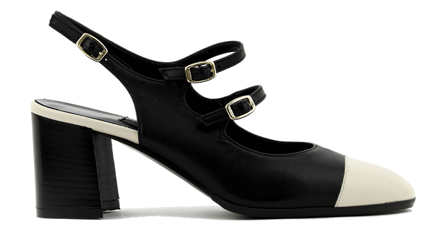 paul warmer CAREL PAPAYA PUMP BLACK BEIGE