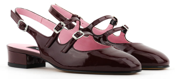 Paul Warmer CAREL PECHE VERNIS BORDO