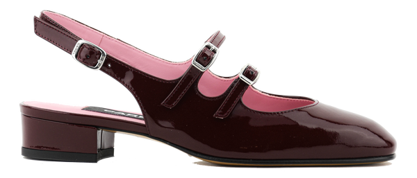 paul warmer CAREL PECHE VERNIS BORDO