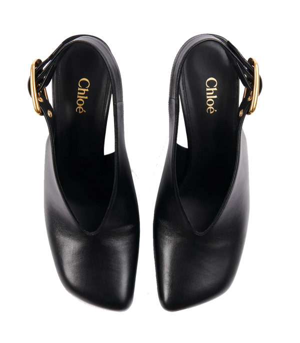 Paul Warmer CHLOE ANDREA SLINGBACK PUMP BLACK