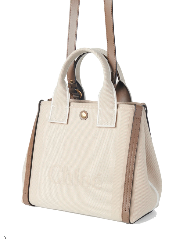 Paul Warmer CHLOE CARRY TOTE BAG BEIGE SMALL