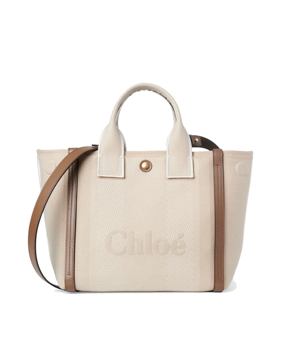 Paul Warmer CHLOE CARRY TOTE BAG BEIGE SMALL