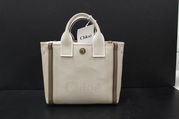 Paul Warmer CHLOE CARRY TOTE BAG BEIGE SMALL