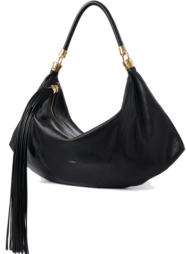 Paul Warmer CHLOE FOULARD BLACK HOBO