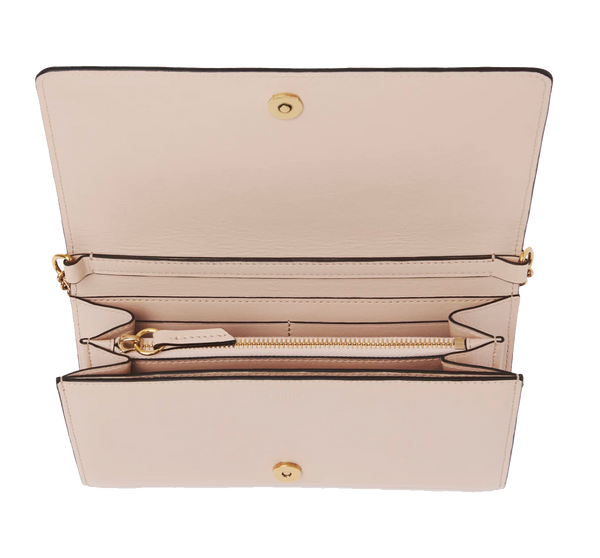 Paul Warmer CHLOE ICONIC FLAP WALLET CEMENT PINK