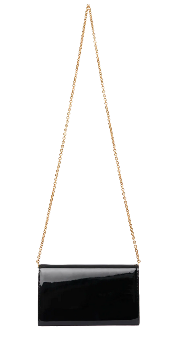 Paul Warmer CHLOE ICONIC FLAP WALLET SHINY BLACK