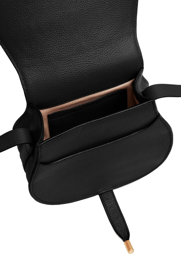 Paul Warmer CHLOE MARCIE SADDLE SMALL BLACK