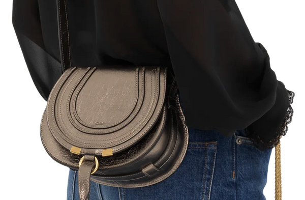 Paul Warmer CHLOE MARCIE SMALL SHINY GREY