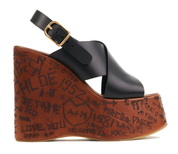 paul warmer CHLOE MAXIME SANDALS BLACK