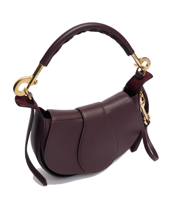 Paul Warmer CHLOE RIDE SMALL CROSSBODY AUBURN RED