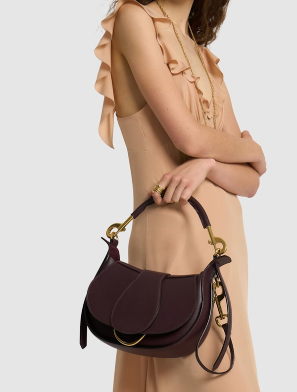 Paul Warmer CHLOE RIDE SMALL CROSSBODY AUBURN RED