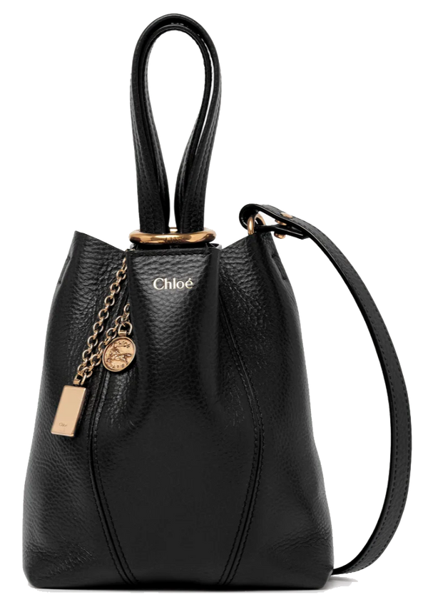 Paul Warmer CHLOE SPIN BAG SMALL BLACK