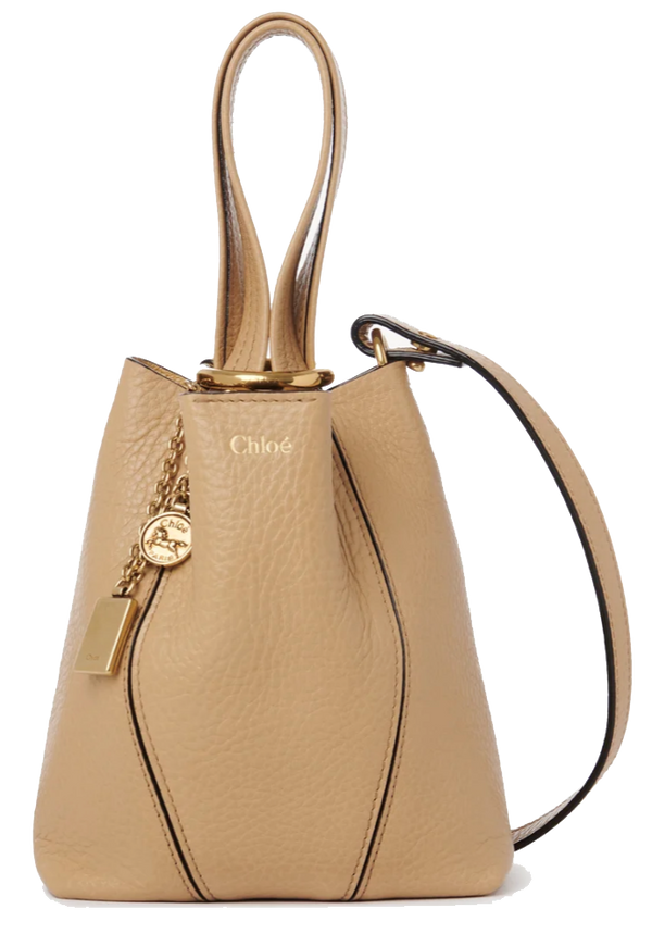 paul warmer CHLOE SPIN BAG SMALL MILKY BROWN