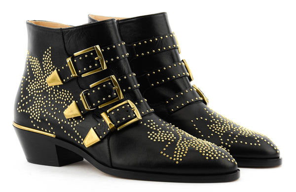 Paul Warmer CHLOE SUSANNA BOOTS BLACK GOLD