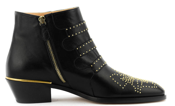 Paul Warmer CHLOE SUSANNA BOOTS BLACK GOLD