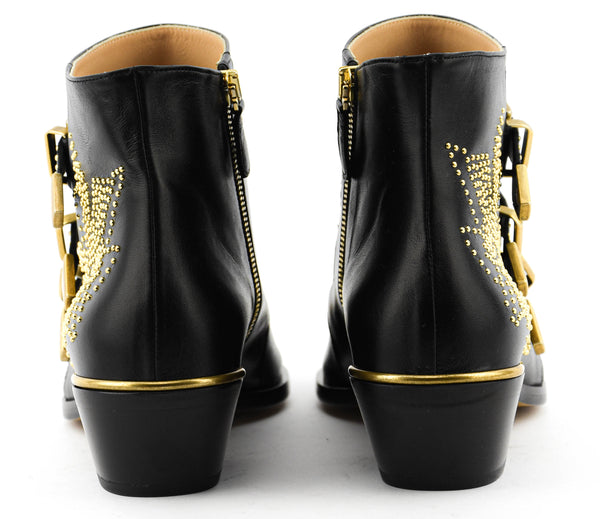 Paul Warmer CHLOE SUSANNA BOOTS BLACK GOLD