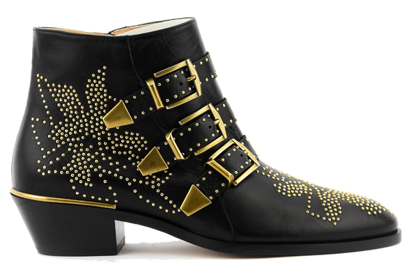 paul warmer CHLOE SUSANNA BOOTS BLACK GOLD