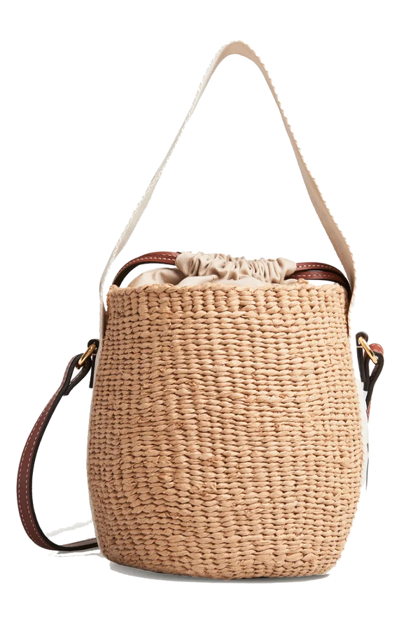 Paul Warmer CHLOE WOODY BASKET WHITE SMALL