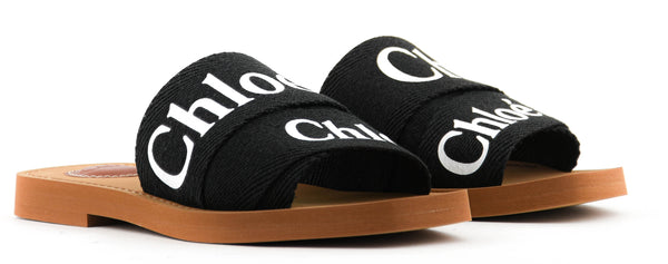 Paul Warmer CHLOE WOODY SLIDE BLACK
