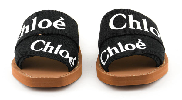 Paul Warmer CHLOE WOODY SLIDE BLACK