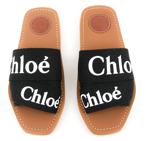 Paul Warmer CHLOE WOODY SLIDE BLACK