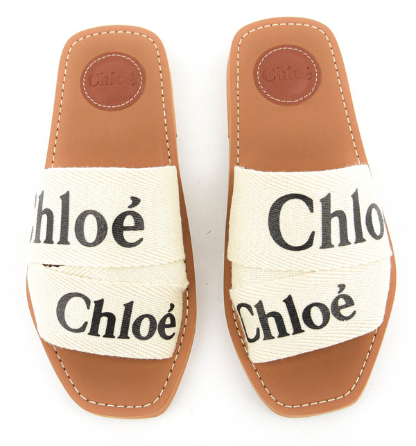 Paul Warmer CHLOE WOODY SLIDE WHITE