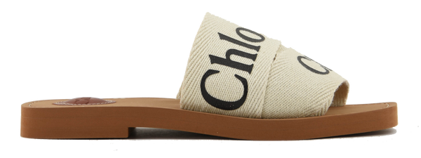 paul warmer CHLOE WOODY SLIDE WHITE