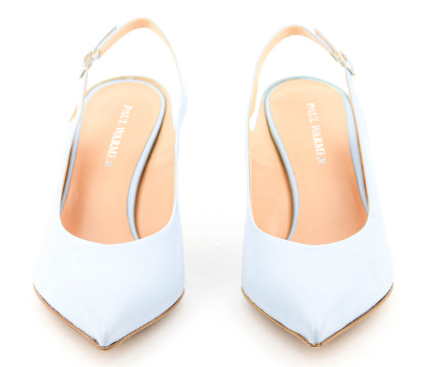 Paul Warmer PAUL WARMER DECADENT SLING PUMP SKY BLUE